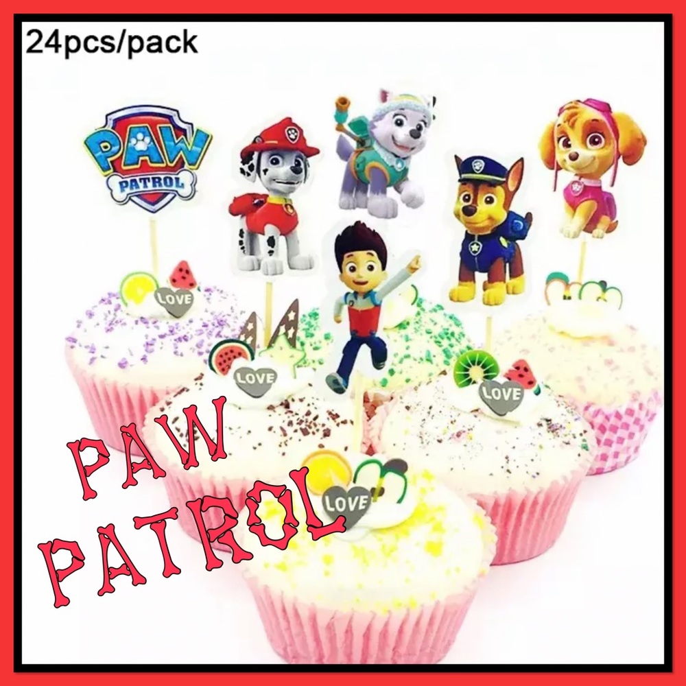 🎉New🎉Paw Patrol Birthday Cake or Cupcake Toppers🎉